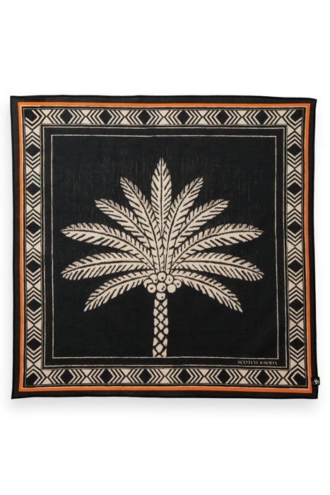 SEASONAL PRINTED COTTON BANDAN BLACK 2