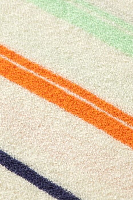 STRUCTURED STRIPED T-SHIRT MULTICOLOUR STRIPE 7