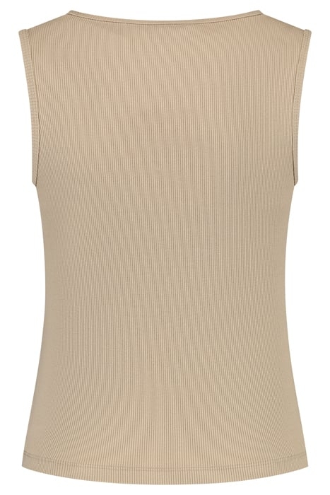 RIB SINGLET TAUPE 2