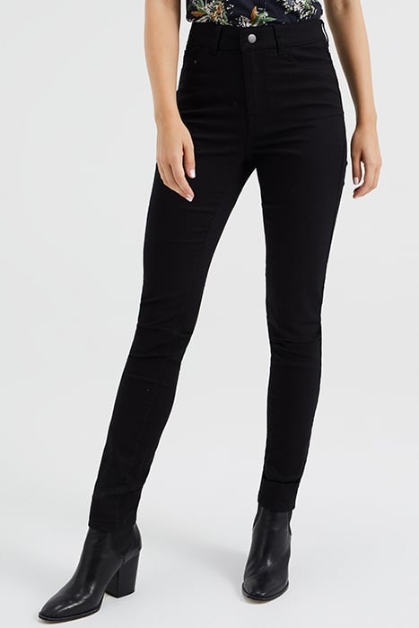 5-POCKET HIGH WAIST BLACK 1