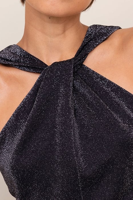 GLITTER JUMPSUIT TWIST BLACK 5