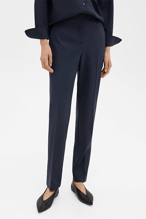 TREECA FULL LENGTH PANT IN GOOD WOOL NOCTURNE NAVY 1