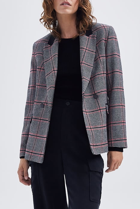 BLACK HOUNDSTOOTH SUIT JACKET BLACK 5