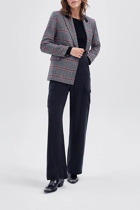 BLACK HOUNDSTOOTH SUIT JACKET BLACK 3