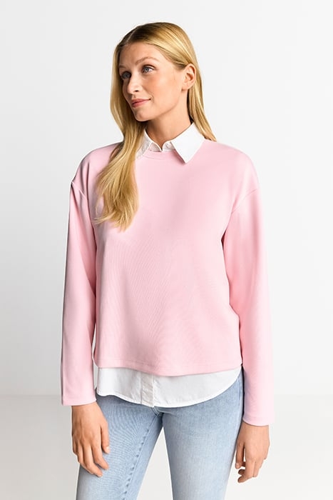 T PEACHED CREW ROSE SHADOW 1