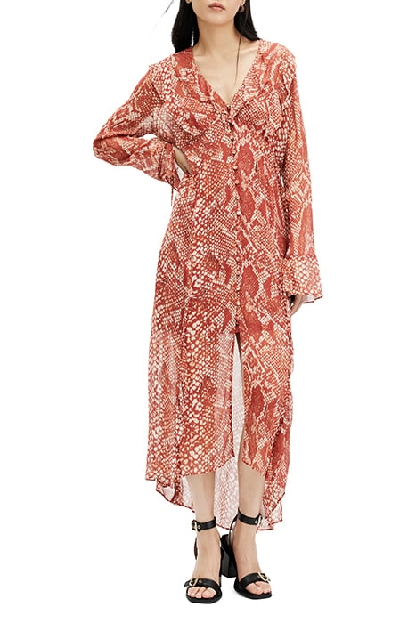 LIANA WAIMEA DRESS RED CLAY 1