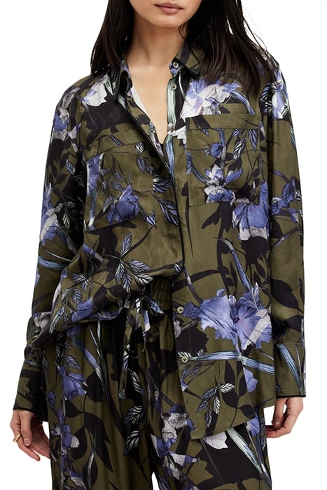 EVE BATU SHIRT DEEP KHAKI GREEN 8