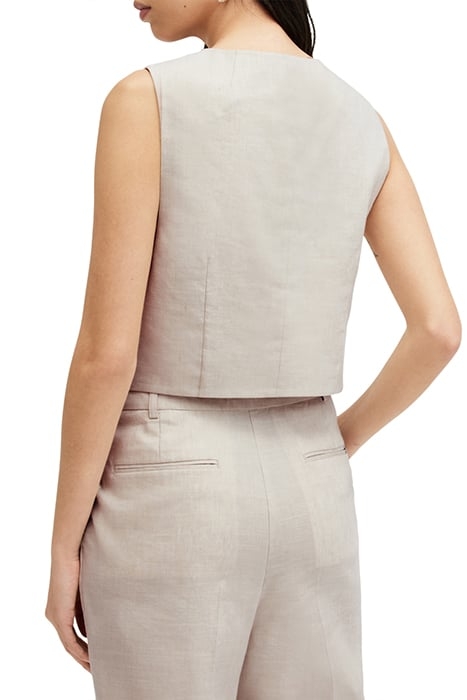 WHITNEY WAISTCOAT NEUTRAL BEIGE 2