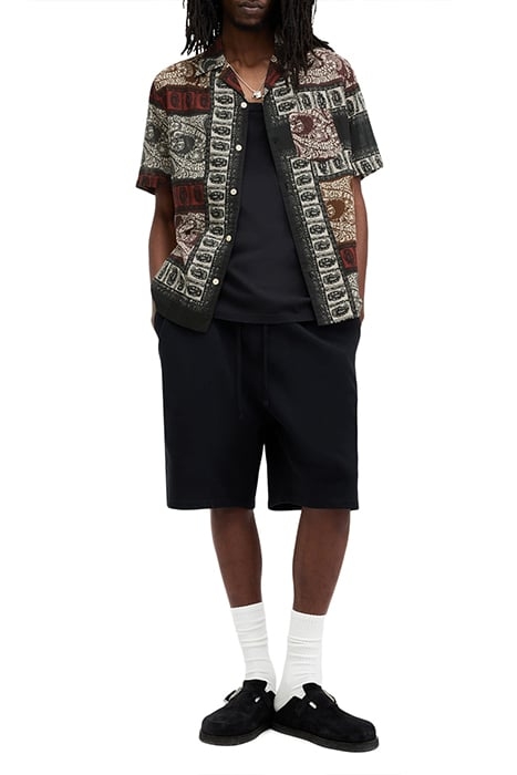 MARQUEE SS SHIRT JET BLACK/ECRU 3