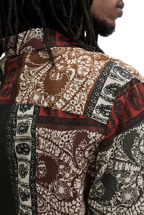 MARQUEE SS SHIRT JET BLACK/ECRU 8