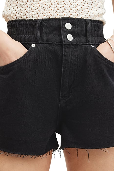 HAILEY DENIM SHORT WASHED BLACK 6