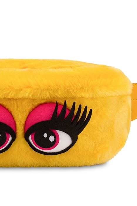 BUM BAG IN SOFT EYES FABRIC YELLOW 4