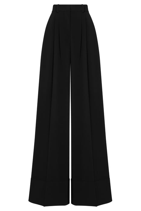 PALAZZO TROUSERS IN CREPE BLACK 3