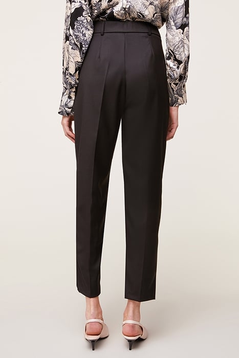 FLOWING TROUSERS WITH DARTS BLACK 2
