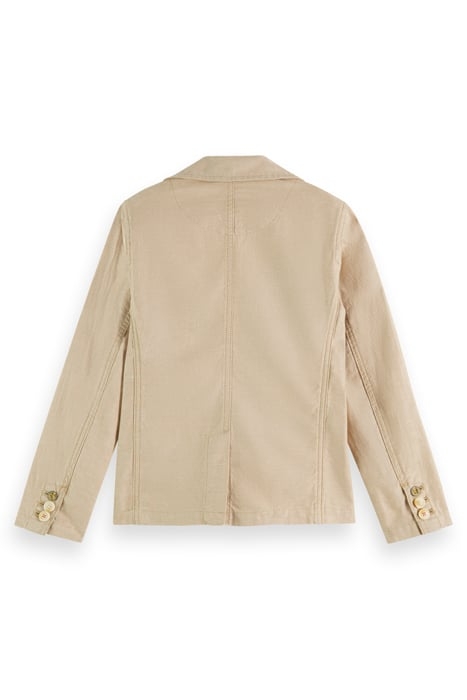 COTTON LINEN BLAZER SEASTONE 2