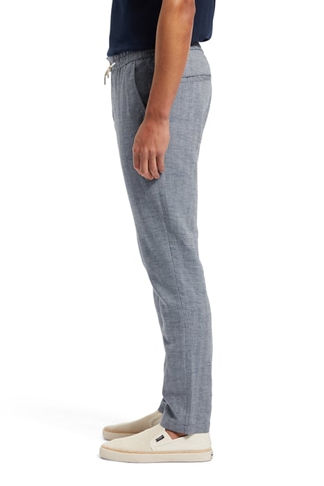 WARREN - STRAIGHT FIT YARN-DYE NAVY HERRINGBONE 6