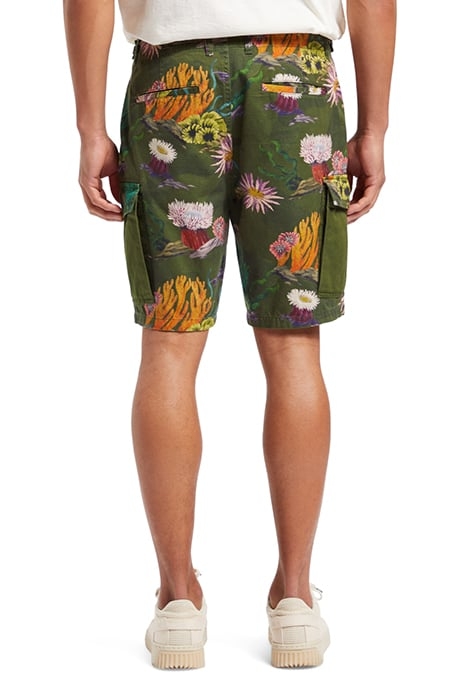 SEASONAL - RELAXED PRINTED TWI CAMO CORAL AOP 2