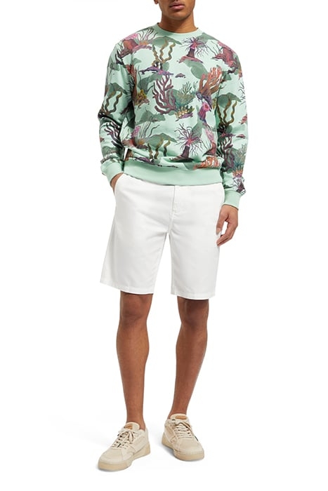 STUART - COTTON-BLEND TWILL SH WHITE 3