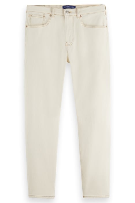 THE DROP REGULAR TAPER JEANS WHITEWASH 4