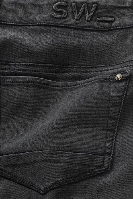 TROUSER WOVEN LONG 24001833 ALMOST BLACK 7