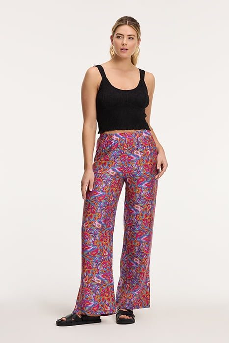 MEREL TROUSERS SICILIAN FLOWER PURPLE SICILIAN FLOWER 3