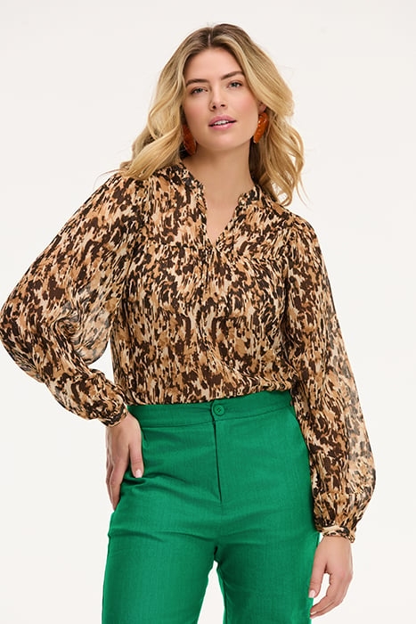 ISA TOP FADED LEOPARD BEIGE FADED LEOPARD 1