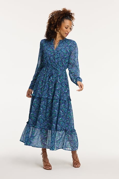 JADE DRESS PAISLEY BLUE PAISLEY 5