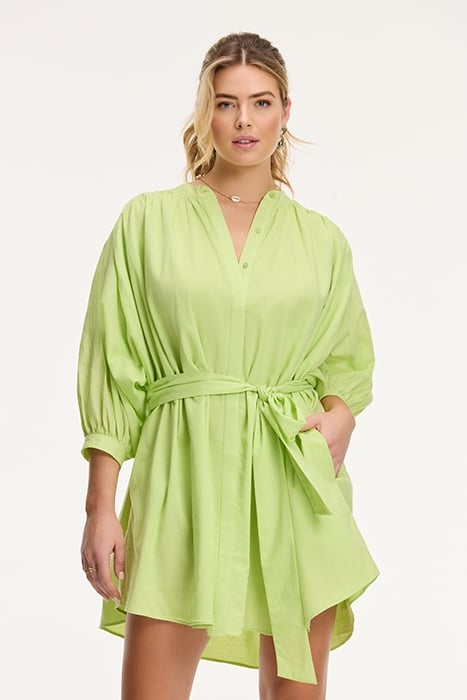 JAYDI DRESS LIME GREEN 1
