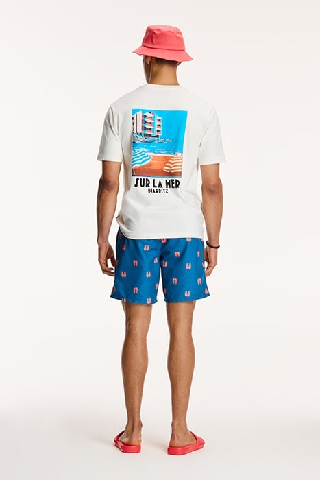 SUR LA MER T-SHIRT JET STREAM WHITE 4