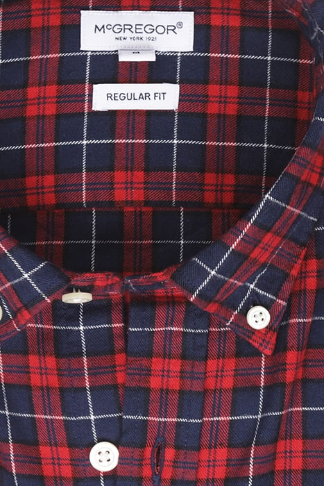 CLASSIC Y/D CHECK SHIRT RED 5