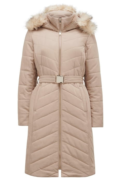 PIA LONGLINE QUILTED PUFFER CAMEL 4