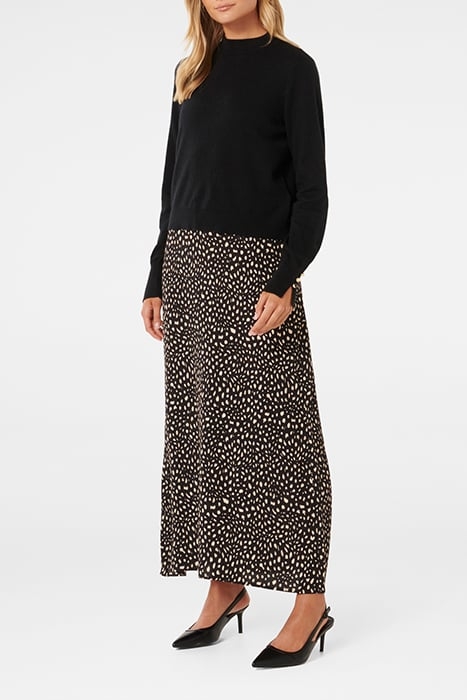 PENNY WOVEN MIX KNIT DRESS VERMONT SPOT 4