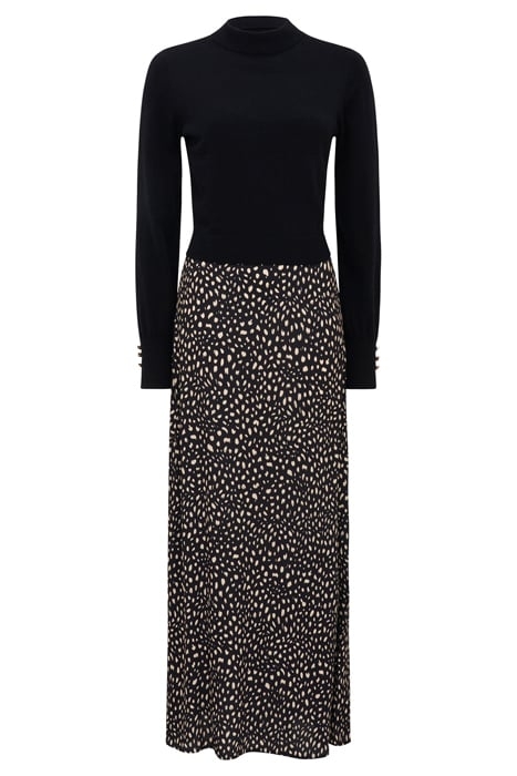 PENNY WOVEN MIX KNIT DRESS VERMONT SPOT 3