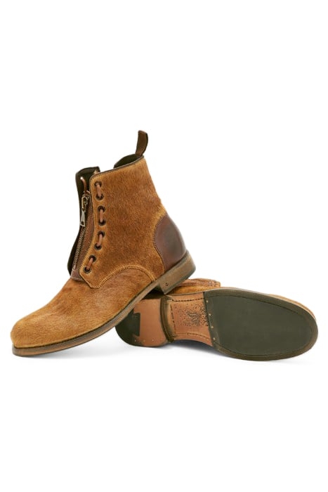 RIVINGTON COMBAT BOOT WOOD BROWN 2