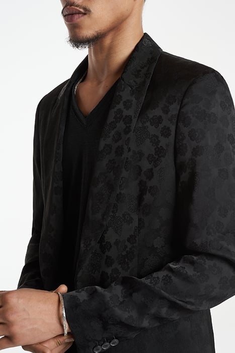 SLIM FIT SHAWL LAPEL JACKET WITH DOUBLE BLACK 3