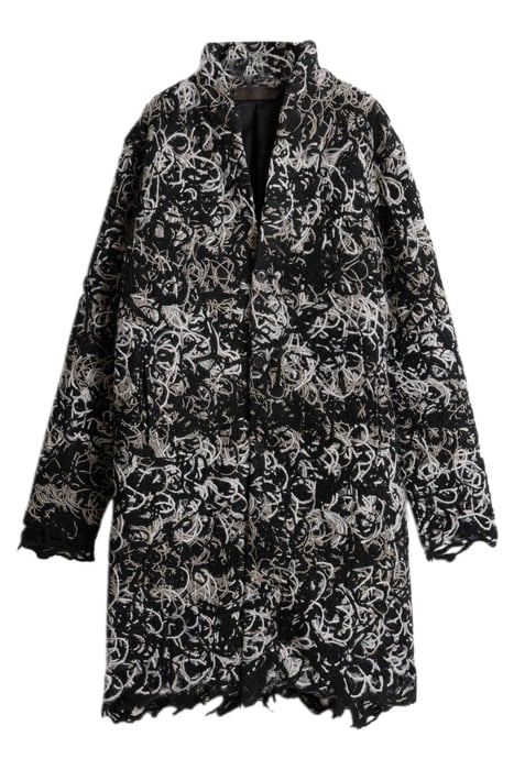 MACAIBA SWEATER COAT WITH SPLATTER STITC ELEPHANT 2