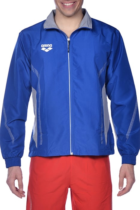 TL WARM UP JACKET ROYAL-GREY 1