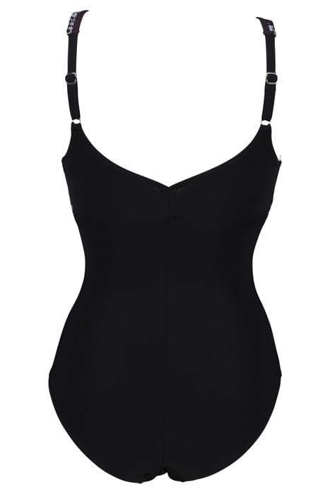 W ZORA WING BACK ONE PIECE C-CUP BLACK MULTI-BLACK 2
