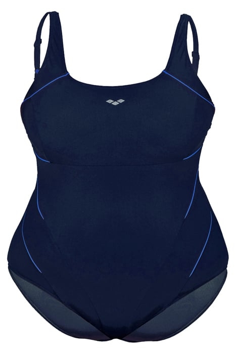 W JEWEL ONE PIECE PLUS NAVY-BRIGHT BLUE 3