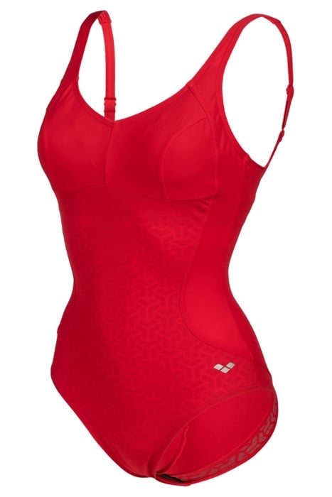 WOMEN'S BODYLIFT SWIMSUIT MANUELA U BACK RED 6