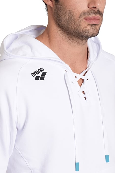 TEAM HOODED SWEAT LACED WHITE-LACE 7
