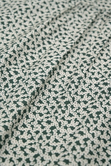 SHORT BELTED DRESS FERN GREEN 5