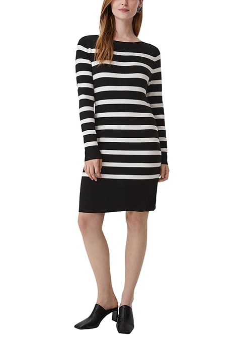 COMMA DRESSES GREY/BLACK 1