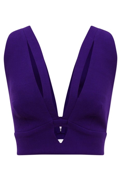 MAISIE-CROP TANK TOP CAMI PURPLE 3