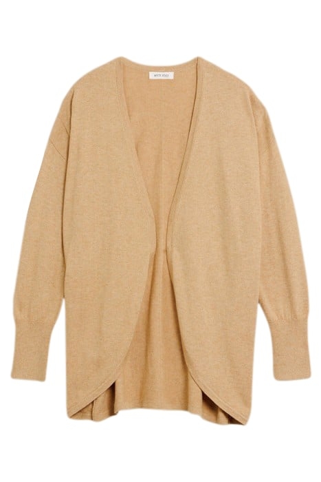 LEAH LONGLINE CARDI LIGHT NATURAL 1