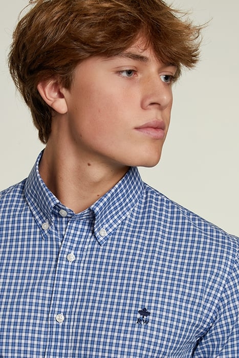 CUSTOM FIT CHECKED SHIRT MULTI 4