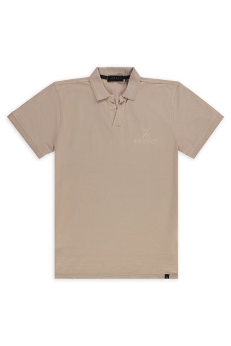 PIXEL POLO TAUPE 1
