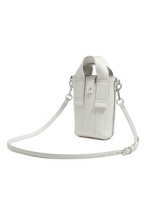 MINI OFF-WHITE LEATHER CROSSBODY BAG 2