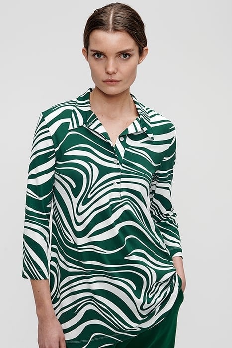 TUNIC POLO TOP SPRING GREEN 1