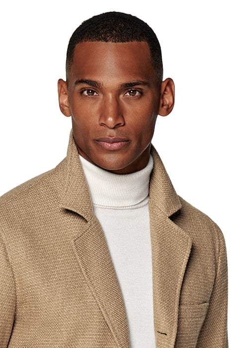 MID BROWN RELAXED FIT SHIRT-JACKET 5